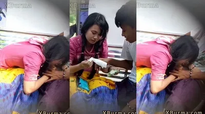 မောင်လေးလီးကိုစုပ်ပီးပါစပ်ထဲပီးသွားတဲ့မမ